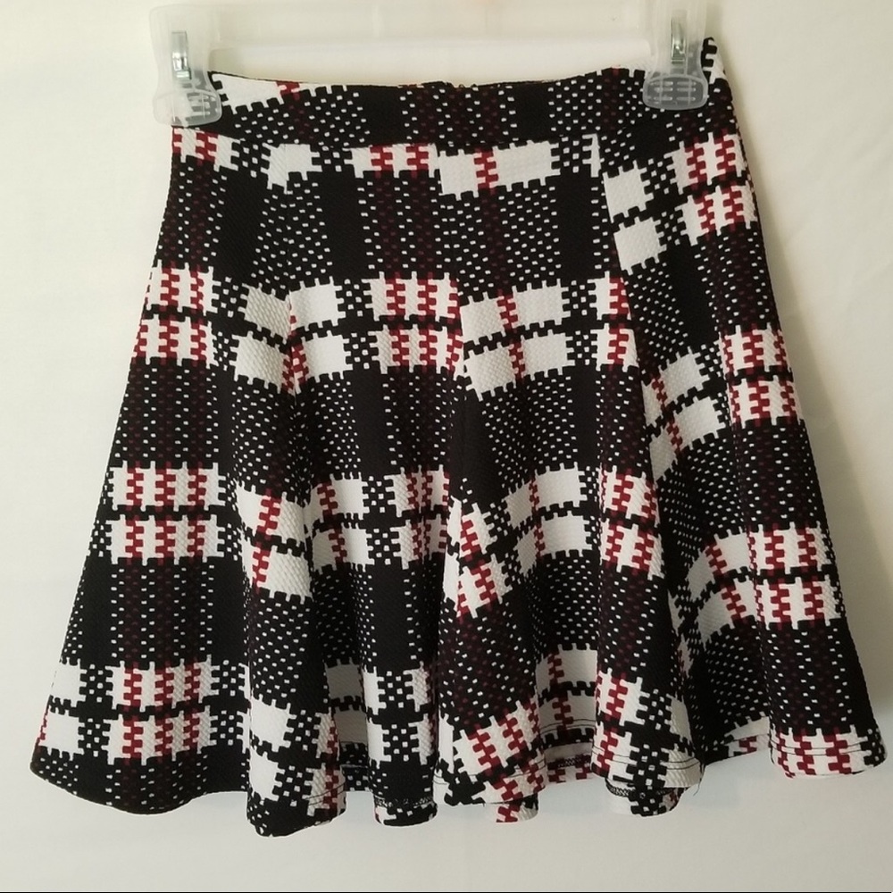 53 Lush plaid mini skirt.  "School girl" look XS
